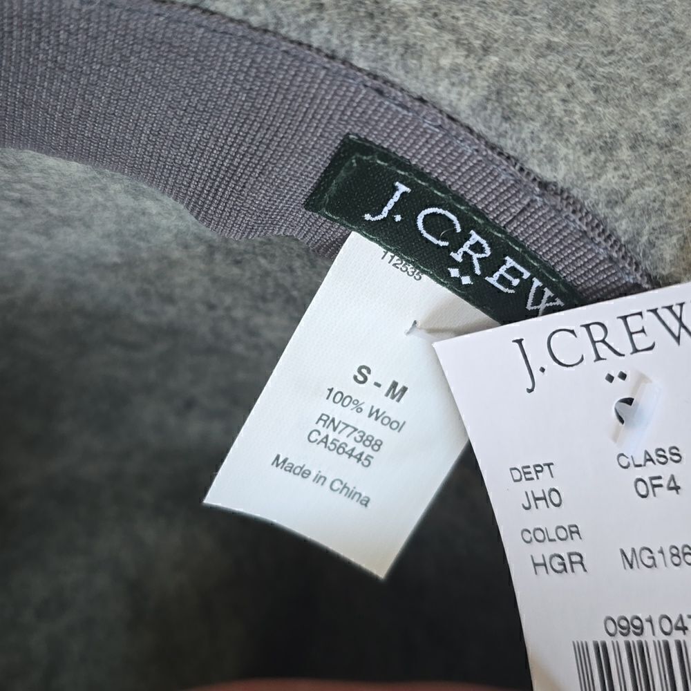 J. CREW Factory | Wool Fedora Hat - Picture 6 of 8